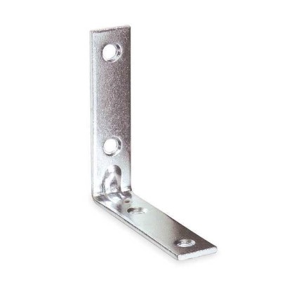 2" CORNER BRACE - STEEL, ZINC PLATED